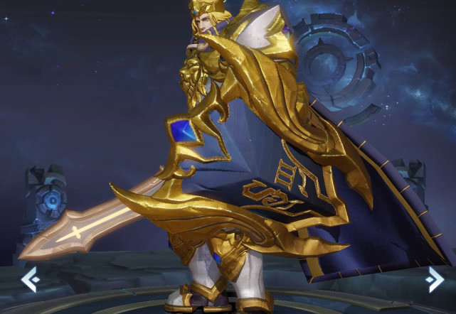 亚瑟狮心王星元皮肤曝光,全套只需300点卷,网友:给个机会!_英雄