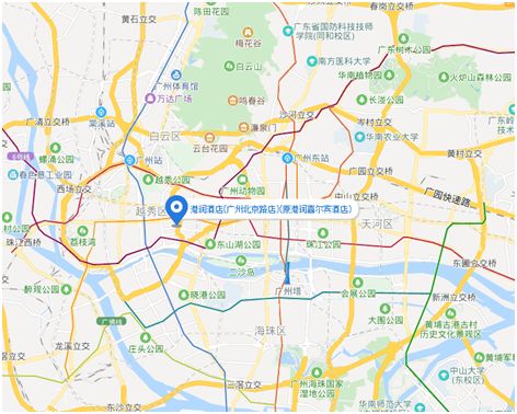 廣州美飾居港潤酒店管理有限公司路線詳情:——廣州白雲國際機場:1
