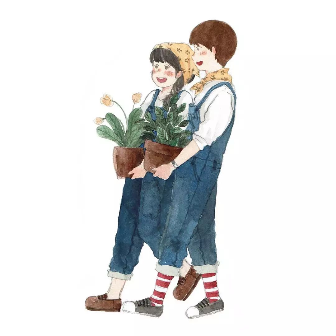 火爆ins的撩人情侣插画,甜到屠狗,看完忍不住脸红心跳想恋爱!