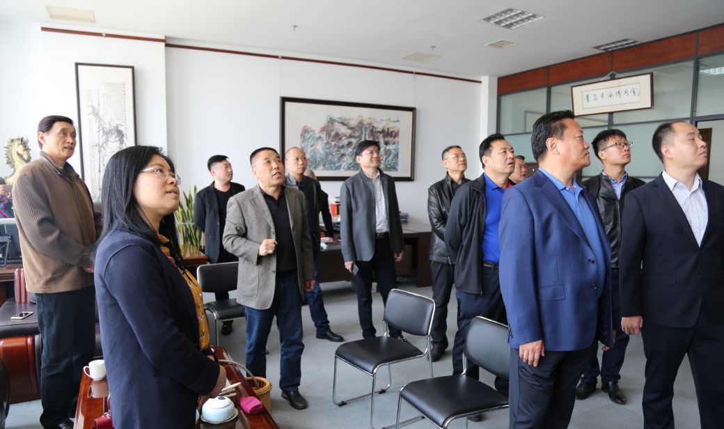 淄川区工商联一行走访青岛市淄博商会