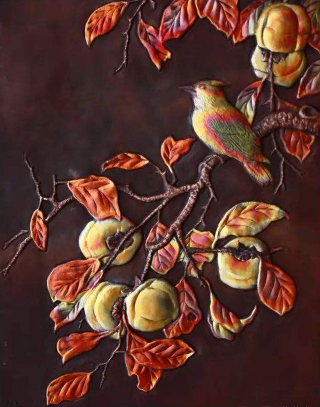 原创铁匠打铁30年在铁板上敲出精美浮雕画成为非遗艺术