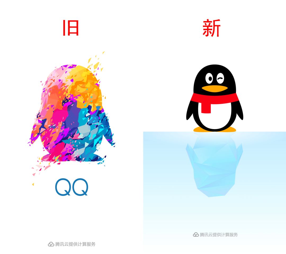 9 版qq图标风格从扁平变回立体了旧版色彩是扁平的,新版色彩有了渐变