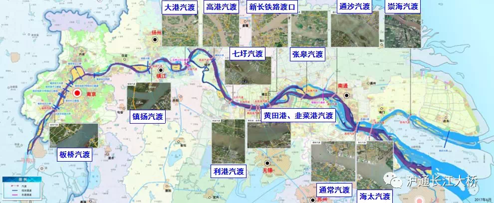 通沪苏通第二海太南通将新增五条过江通道