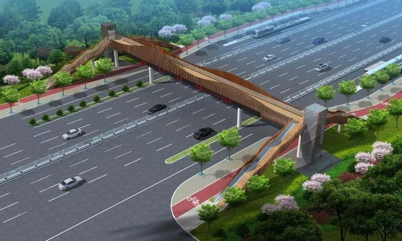 高新段还将新建3处人行天桥,分别位于人流量较大的潍坊学院,金马怡园