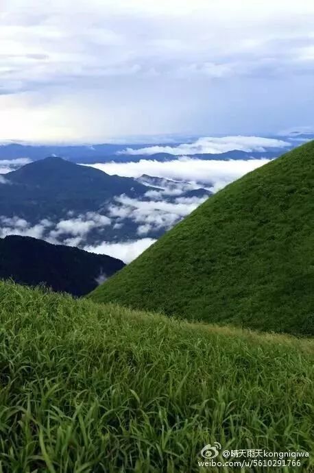 從金頂到發雲界,全是高山草甸,碧波盪漾,延綿不絕,還有無敵雲海,震撼