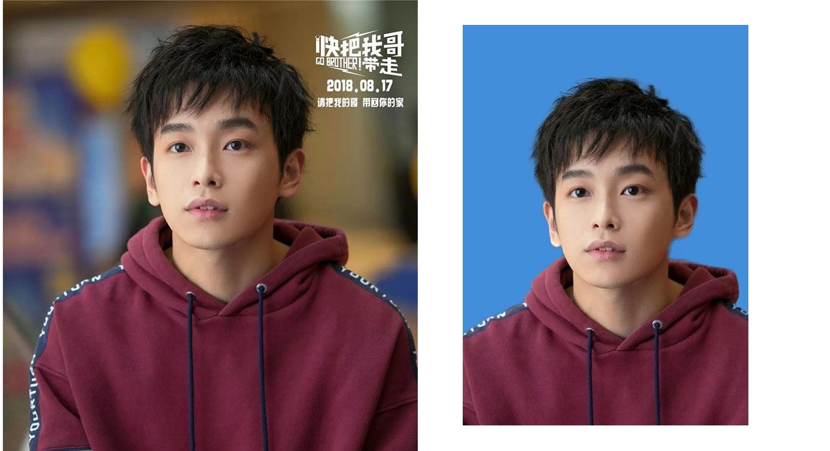 向往的生活胖了的彭昱畅怎么拍证件照