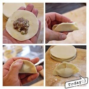 教你变着花样包饺子(内含11种精致花样饺子包解)_饺子皮