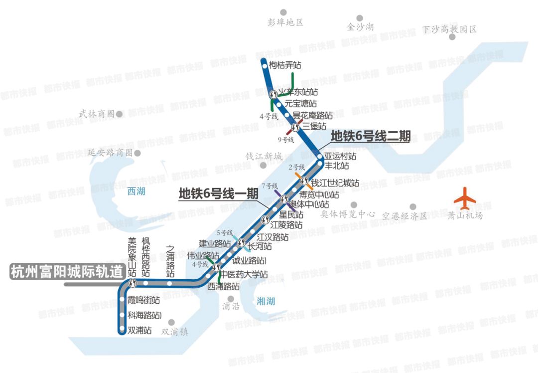 2年后杭州将有15条地铁和城铁开通杭州南站开通时间也定了