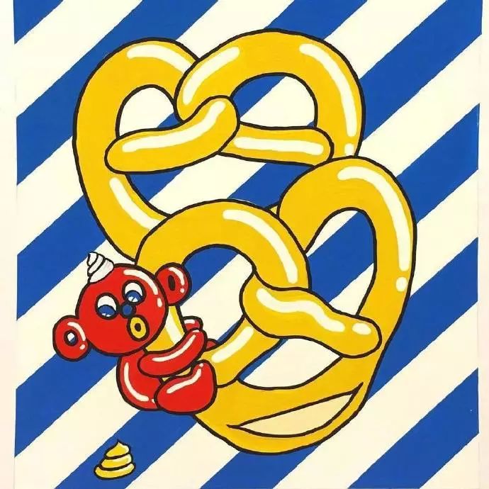 昭和广告风插画配色舒服好可爱