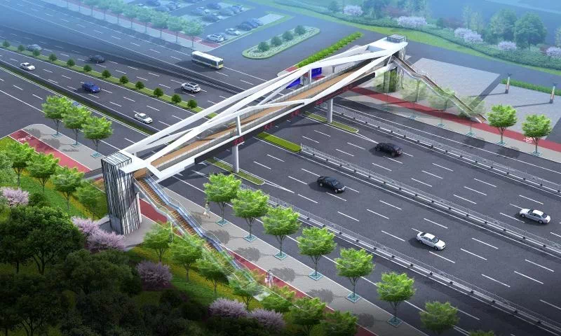 高新段还将新建3处人行天桥,分别位于人流量较大的潍坊学院,金马怡园