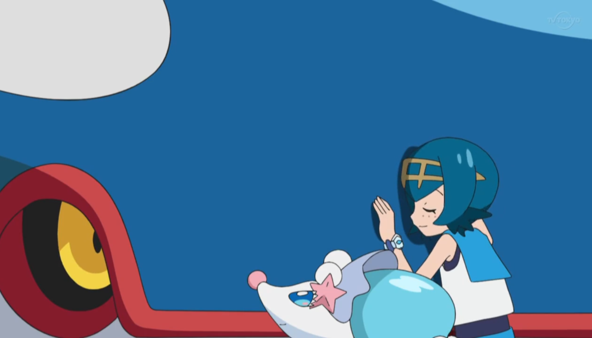 原创水莲用"小霞"来钓盖欧卡,她神奇宝贝再次进化,小智又错过神兽