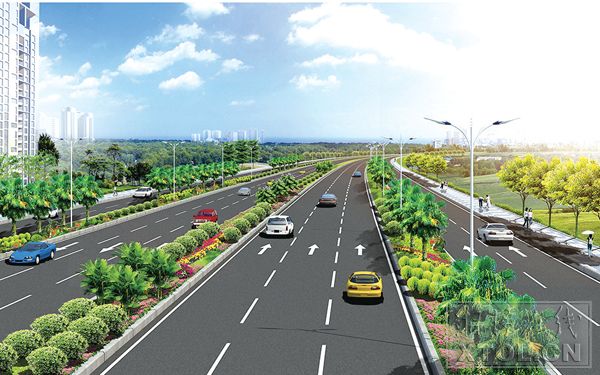 正在公示湘潭西二环线道路二期选址蓝线图来了