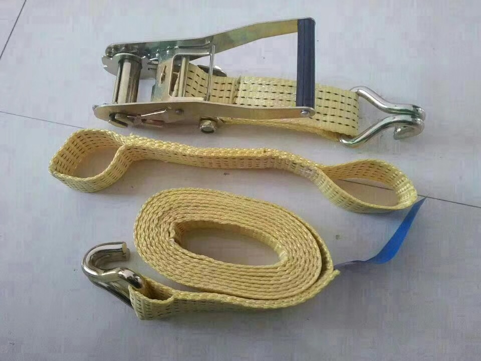 新型一拖二清障车捆绑带使用方法及教程