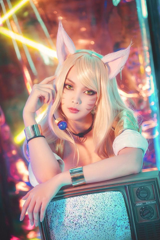 高质量cosplaykda阿狸咱们心有灵犀不是吗