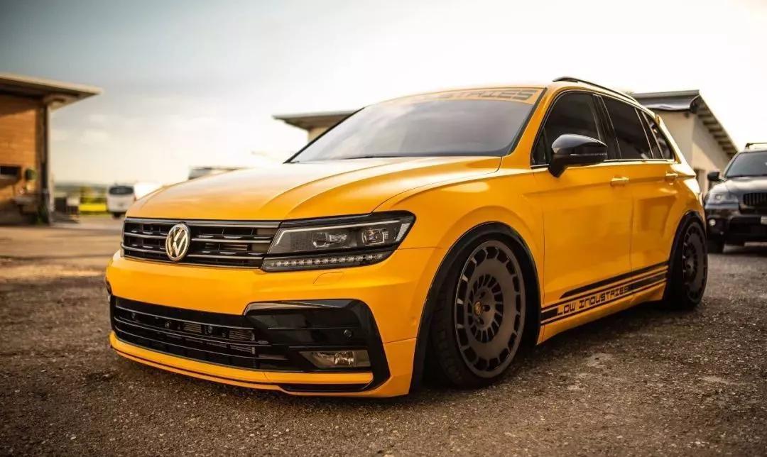 一本正经的途观改装之后可以这么帅气