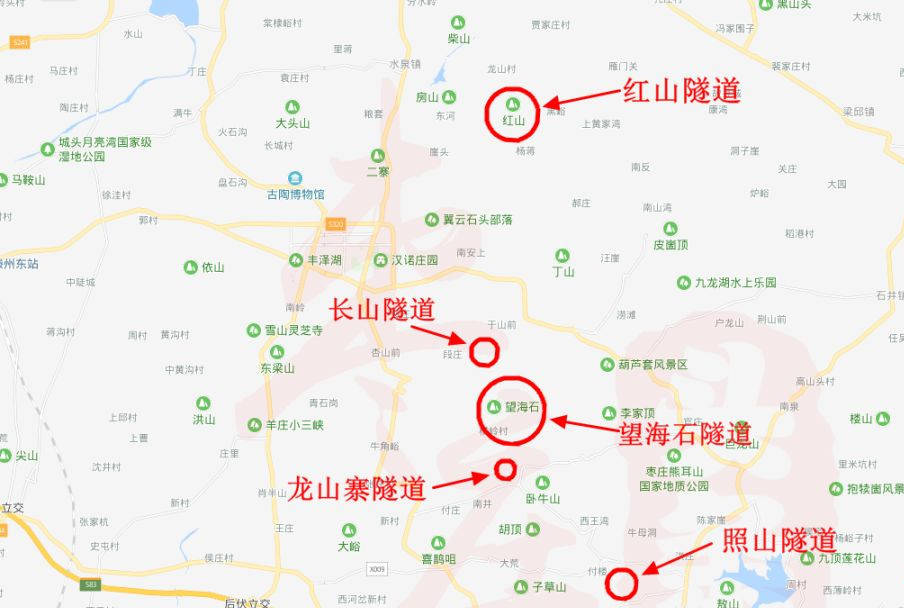 枣庄即将打通五座隧道为台儿庄古城铺路