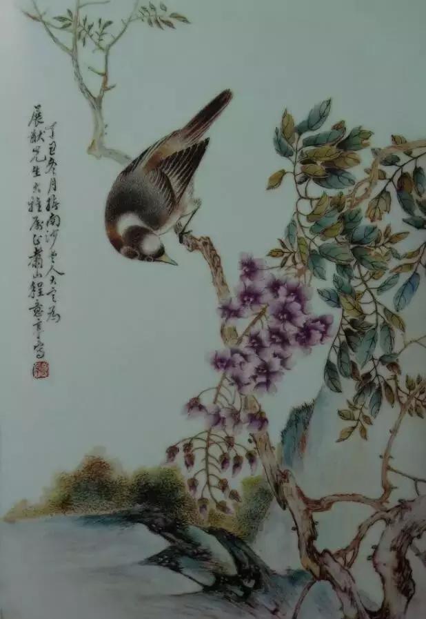 风华绝代:珠山八友的瓷板画