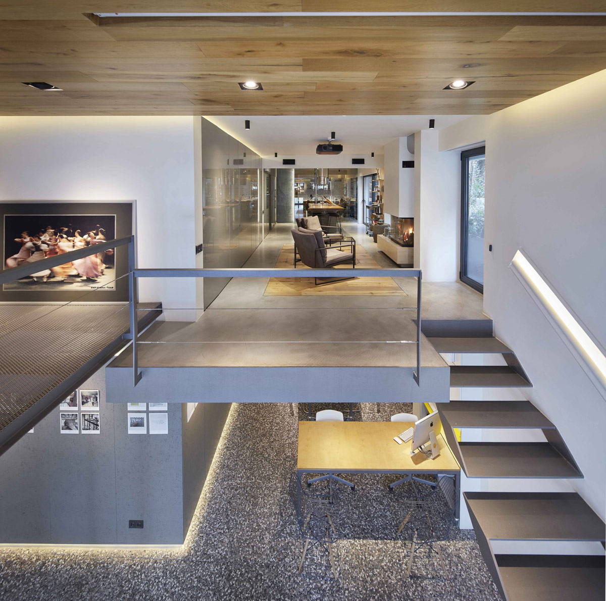 一个家和公共艺术画廊studioloft摄影工作室空间设计