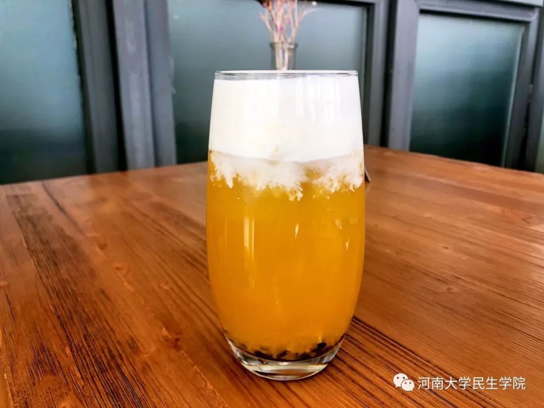 百香果乌龙奶盖