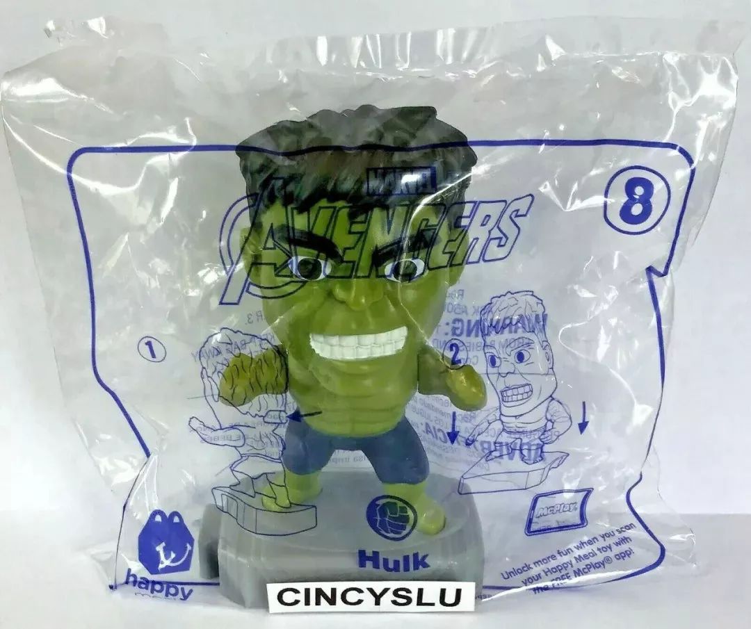 麦当劳居然出了复联4玩具太魔性了