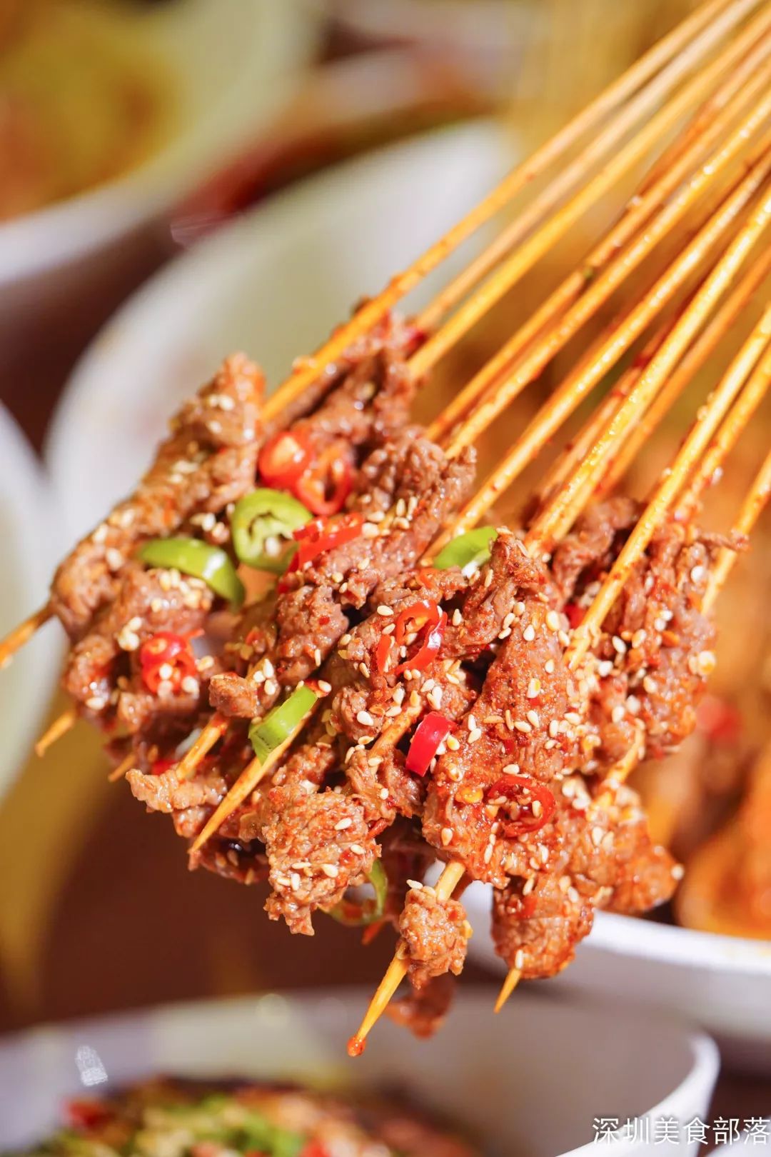 老成都加强版【干拌串串】,没汤也比红油更厉害