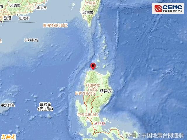 菲律宾吕宋岛附近海域发生5.2级地震