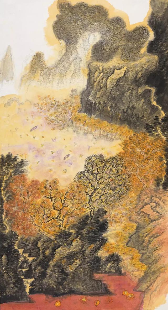 艺盘专访丨韩昊:人闲桂花落,夜静春山空_山水画