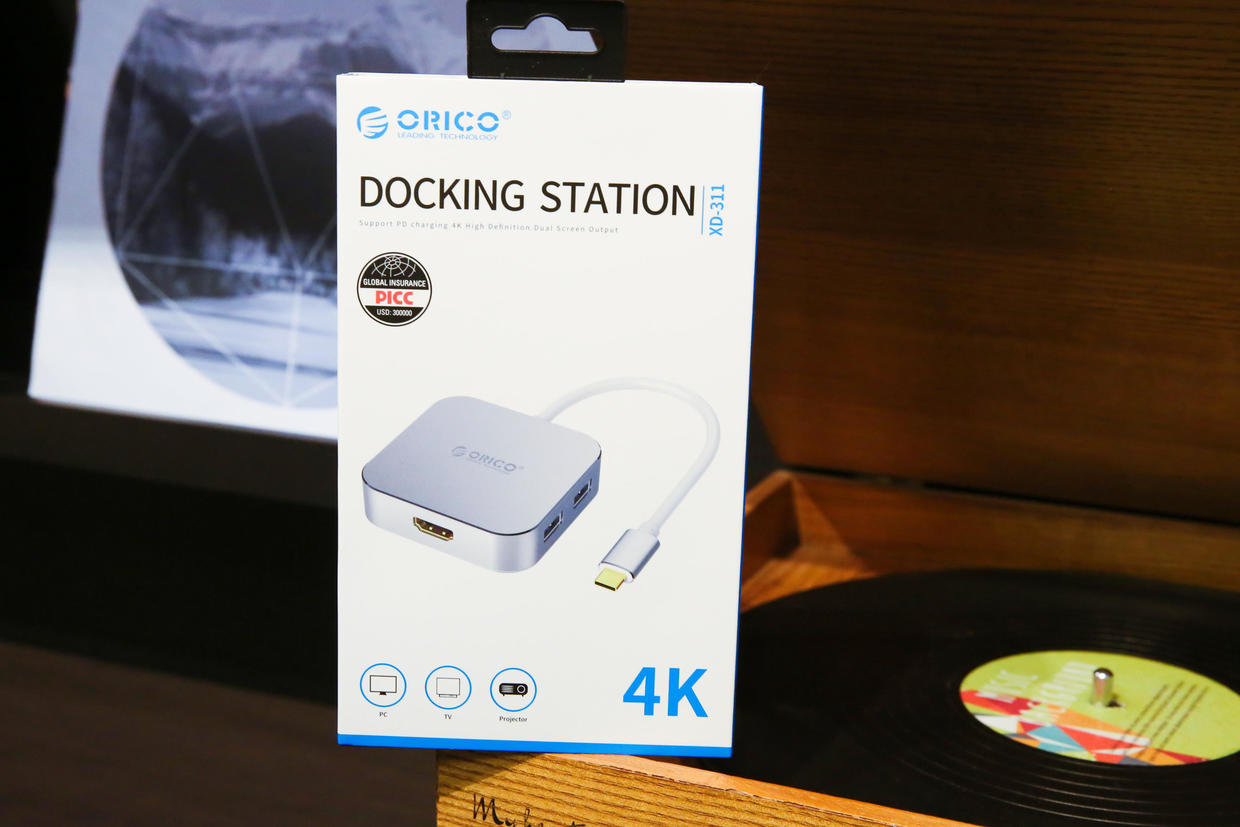 超级本秒变台式机!奥睿科type-c五合一扩展坞体验