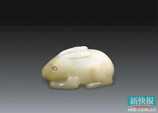 古人也喜欢乖巧可爱的兔子 从这些艺术品就可以看出来_玉兔