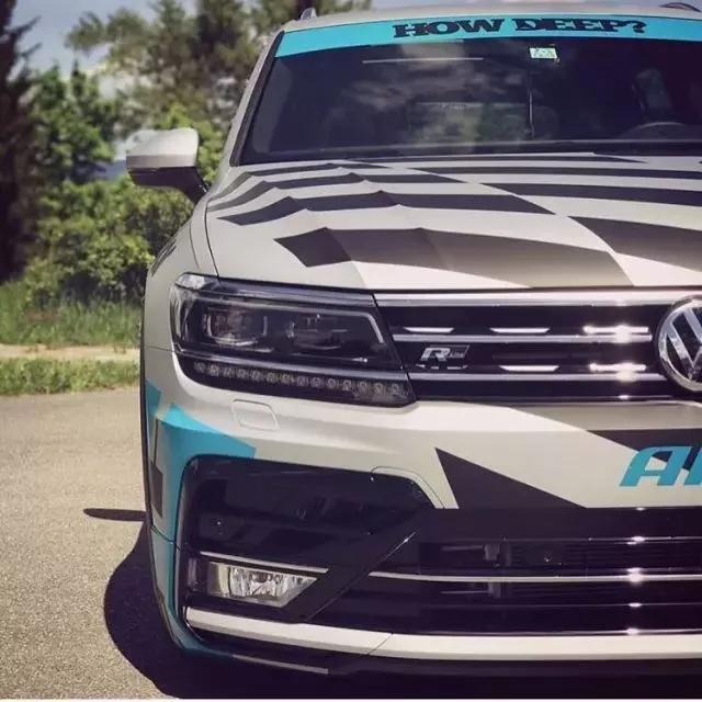 一本正经的途观改装之后可以这么帅气