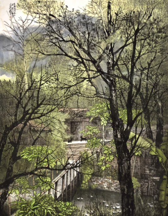 茶园叙画觅家山问道几度又一年中国画家梁增权写生创作赏析