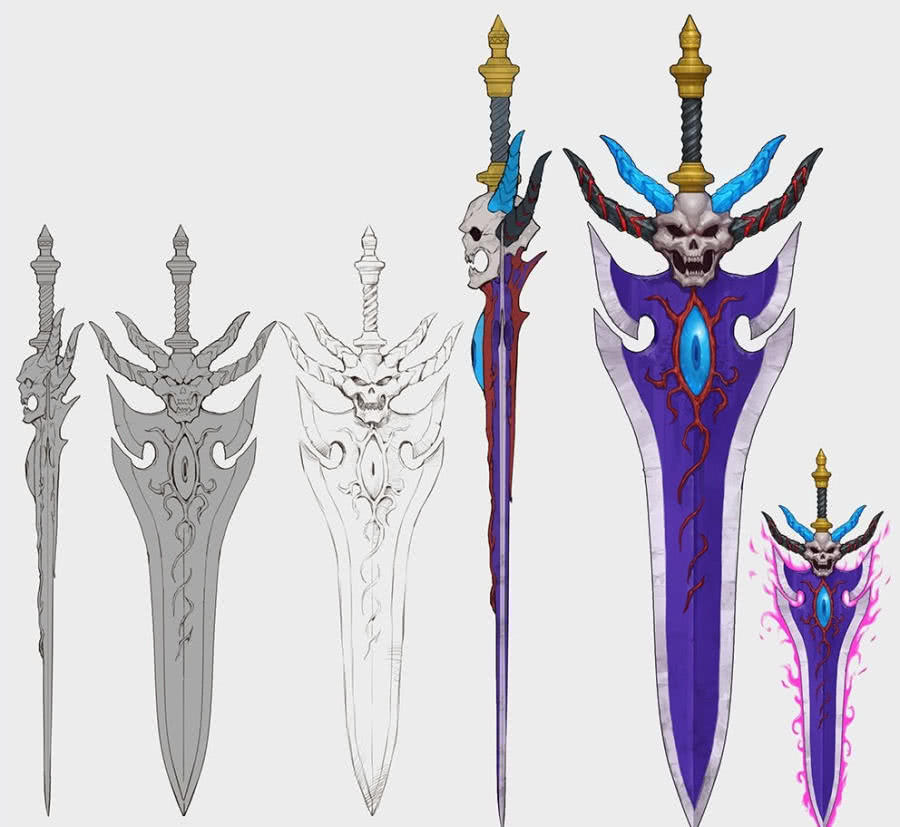 dnf:鬼剑士最好看的2把巨剑幻化武器, 外观颜值完爆魔剑