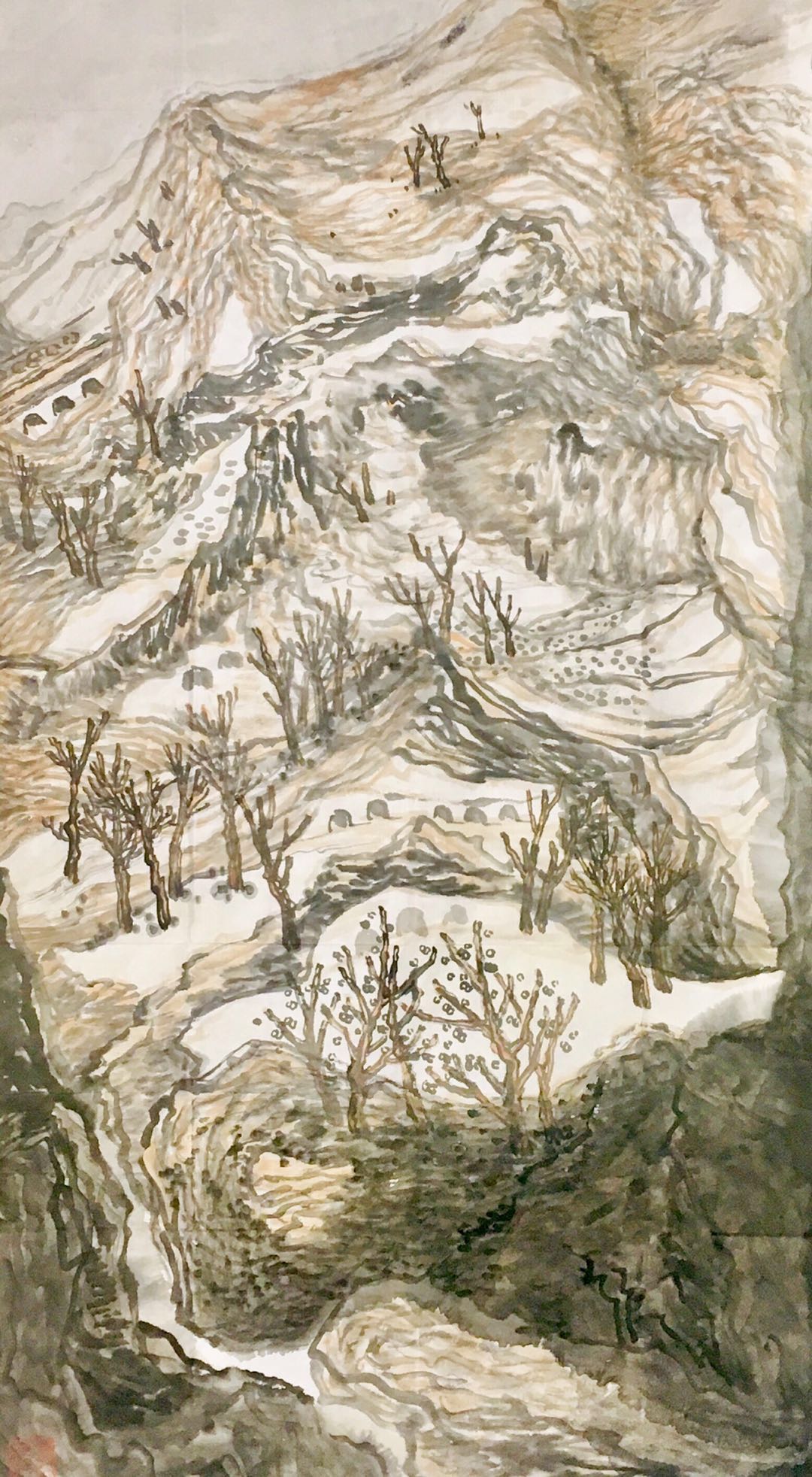 中国画名家画家贺小龙山水画欣赏