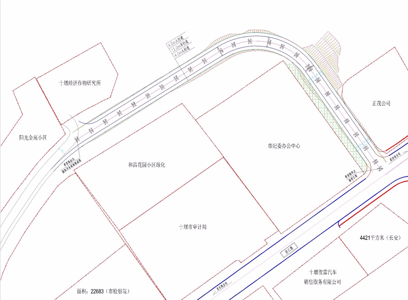 十堰城区又有一道路工程将实施规划设计方案开始公示