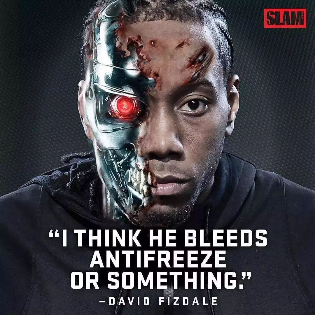 而小卡是机器人这两个还是人的范畴区别就是说来说去伦纳德直接给奶飞