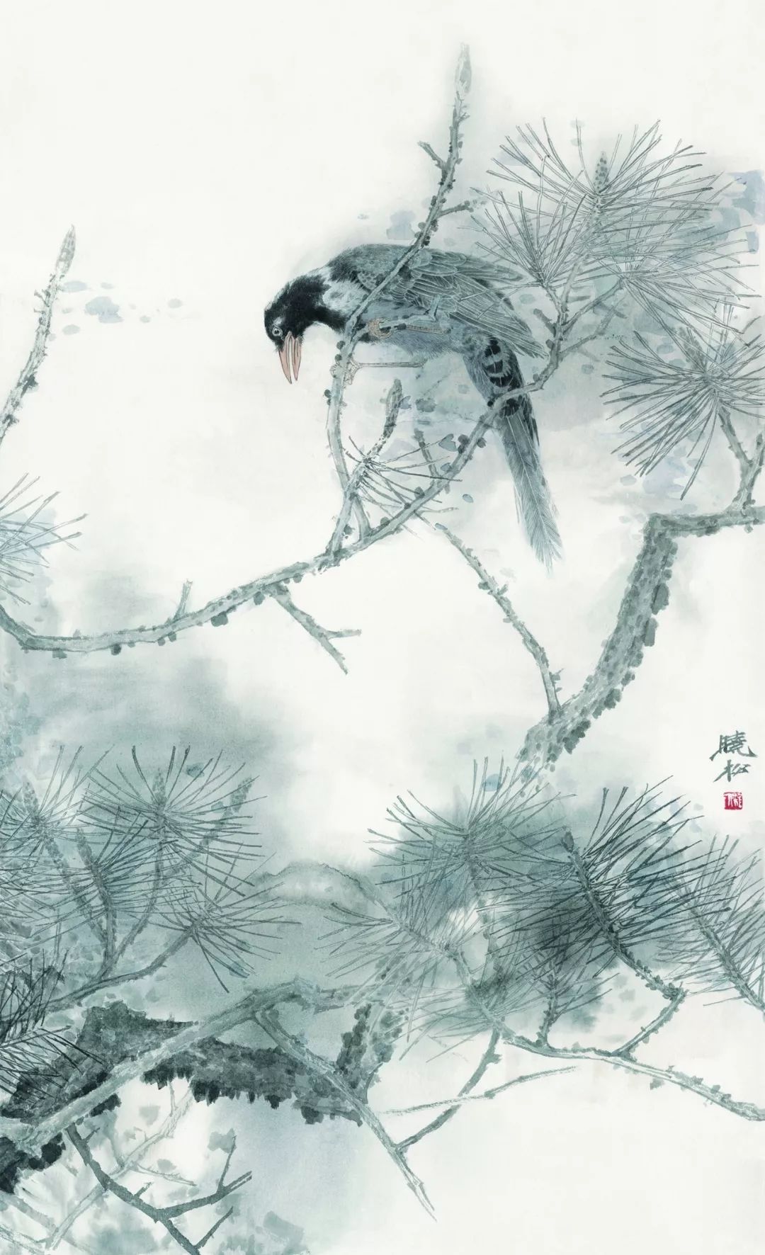 造化心源踏古同机莫晓松工笔花鸟画探微