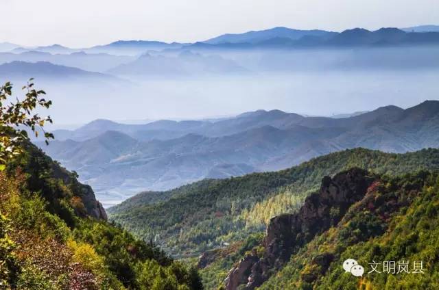 山西省风景名胜区·岚县白龙山,古名"大万山"位于县城西二十二公里,蔚