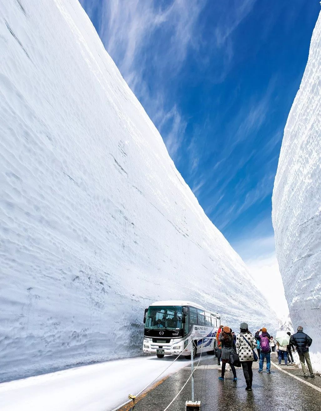 冰封半年终开山,立山黑部20米高震撼雪墙奇景,此生必赏!_日本