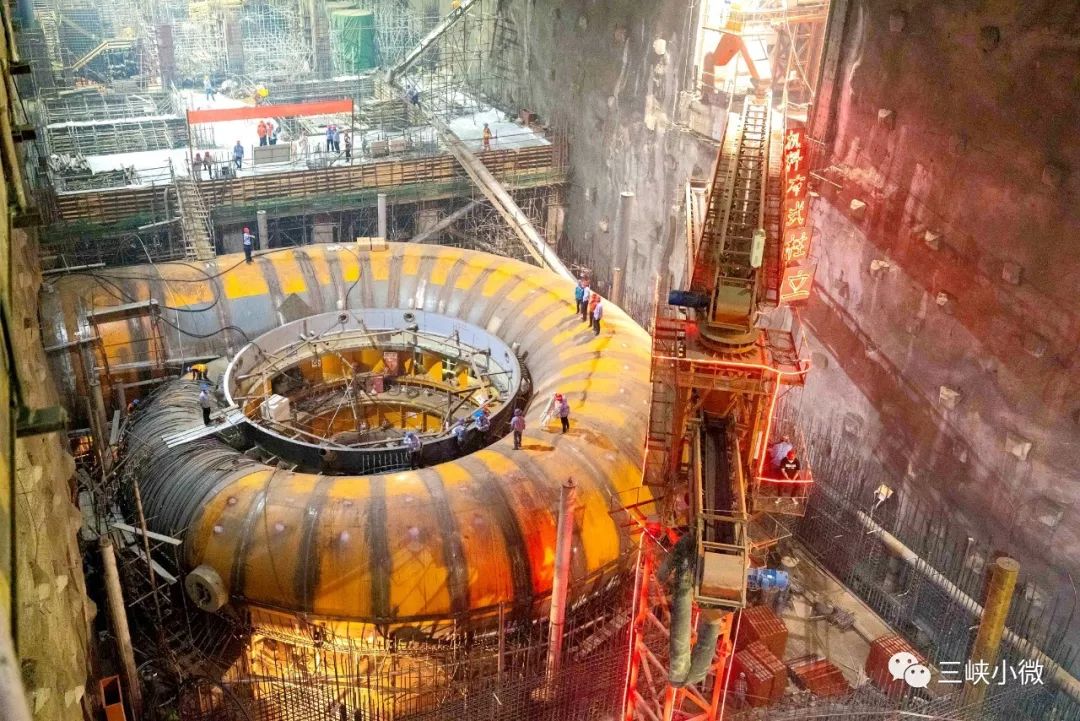 全球首台百万千瓦机组蜗壳混凝土开浇啦