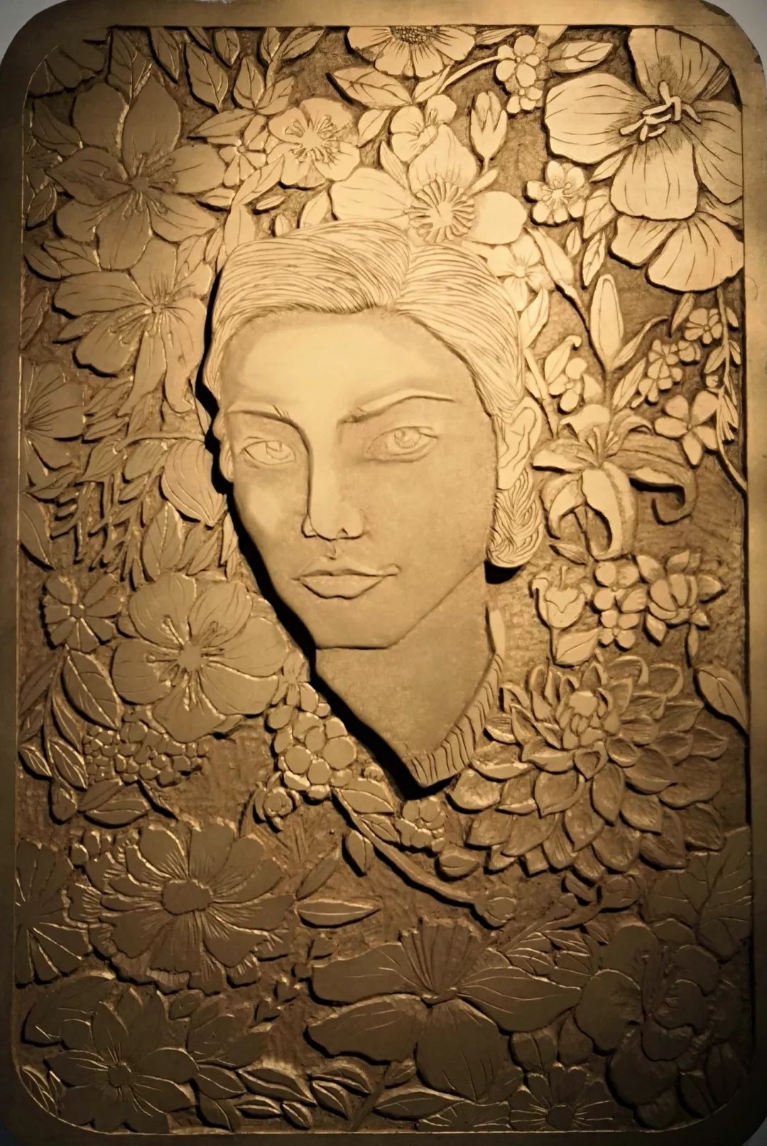 【美61分享】2016级美术学(工艺美术)专业雕刻艺术课程作业展_作品