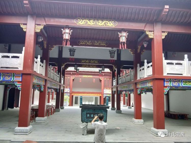 江西省武宁县大洞乡叶氏宗祠楹联_楹柱