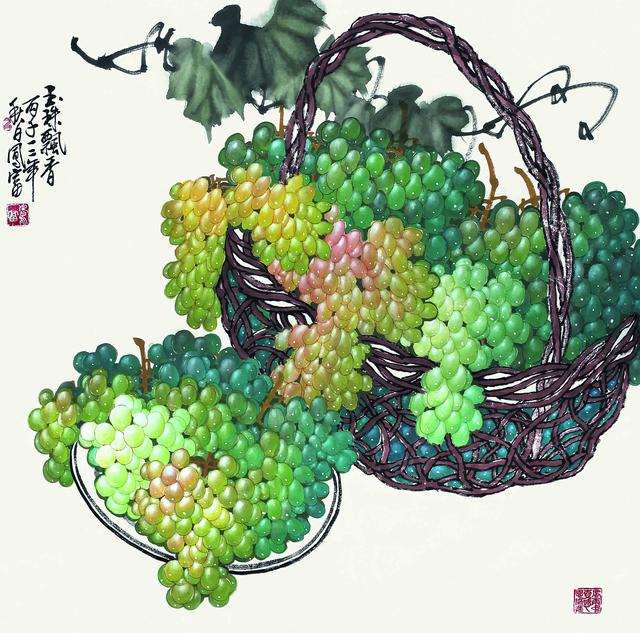 生灵脉动 葡萄家园——方凤富的葡萄画