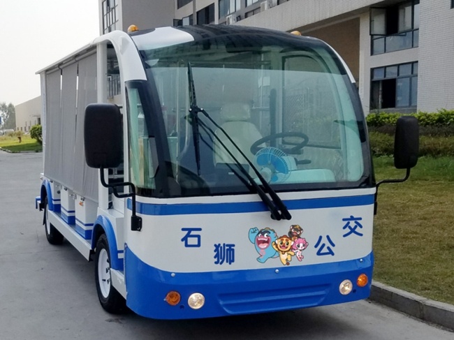 石狮首条社区巴士线路上线试运行