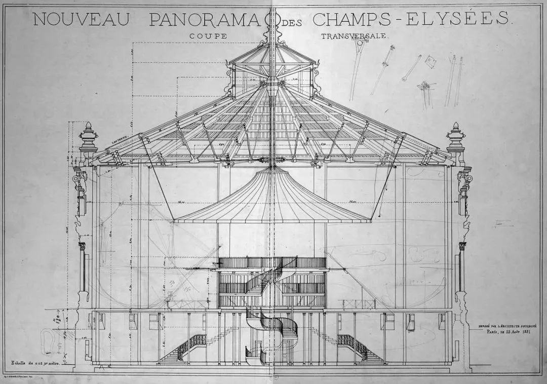 还有巴黎圣母院的图纸这也太.