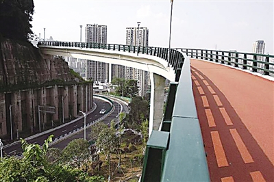 环湾区山脊步道图片