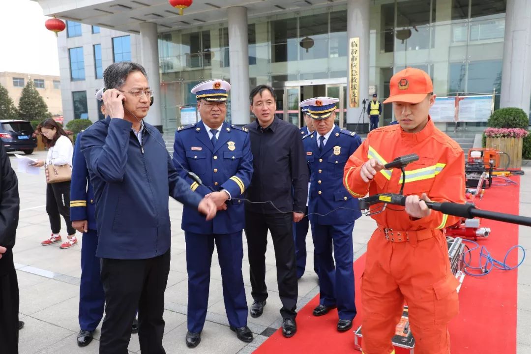 临汾市常务副市长常青调研消防工作