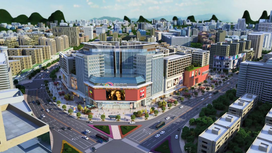 三里店大圆盘崛起!市中心全新商业地标崛起!_桂林