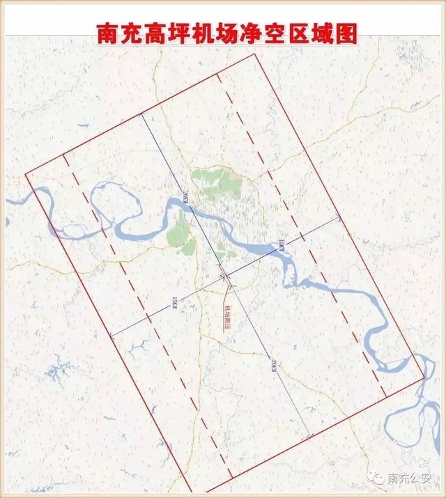 南充高坪机场航线图片