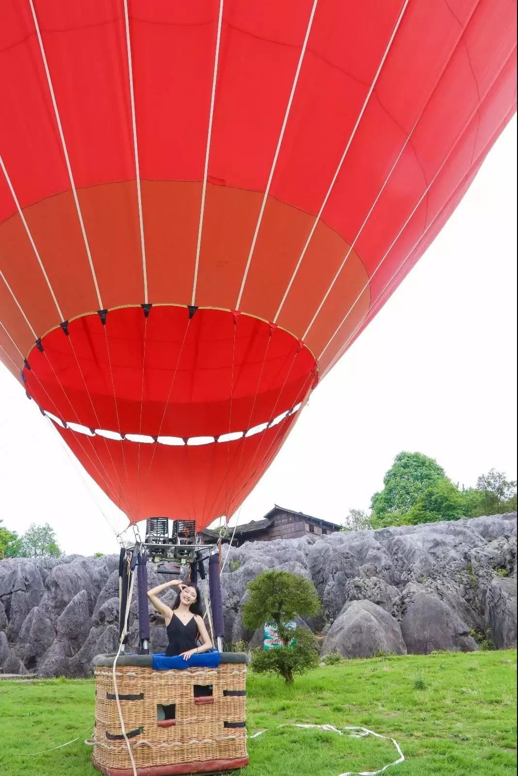 兴文石海热气球图片