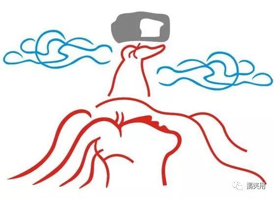 一幅字组画,讲了一个典故,究竟是什么典故,你能看得出来吗?